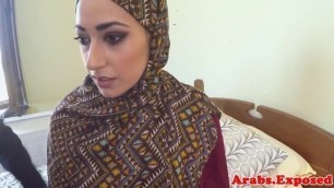 Pounded Muslim babe jizzed in mouth