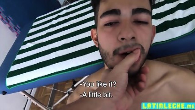 Straight Latino Gets First Taste Of A Cock And Likes It